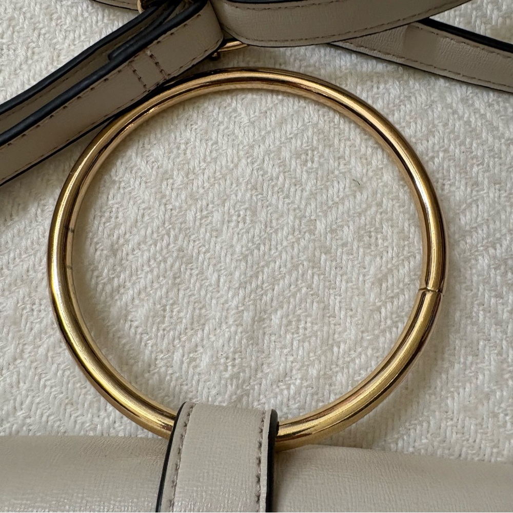 Marc New York Andrew Marc Cream Pearl Detail Crossbody Purse - Picture 10 of 16